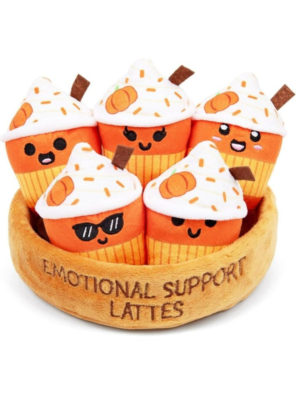 What Do You Meme EMOTIONAL SUPPORT PUMPKIN SPICE LATTE Fall Mini Plushies 6pcs